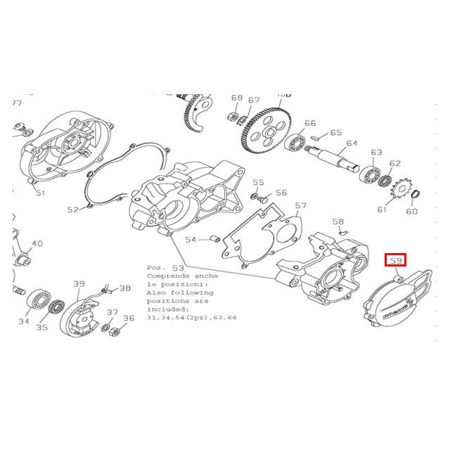 Tapa volante magnético AllPro MX 50