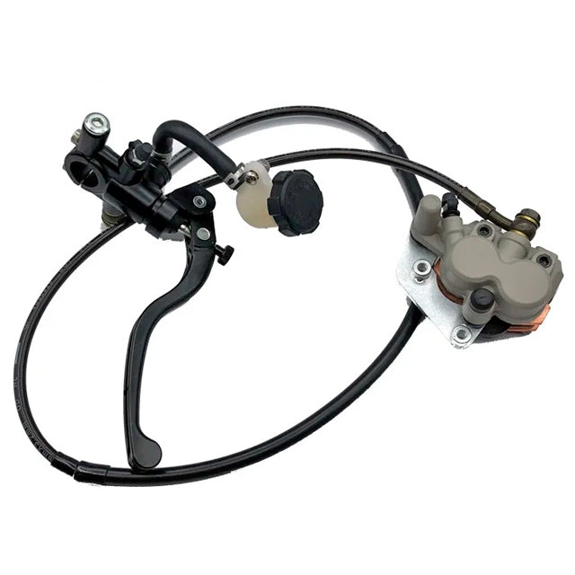 Freno delantero completo 2 pistones L.1170mm Pitbike YCF SM >2019 - Negro