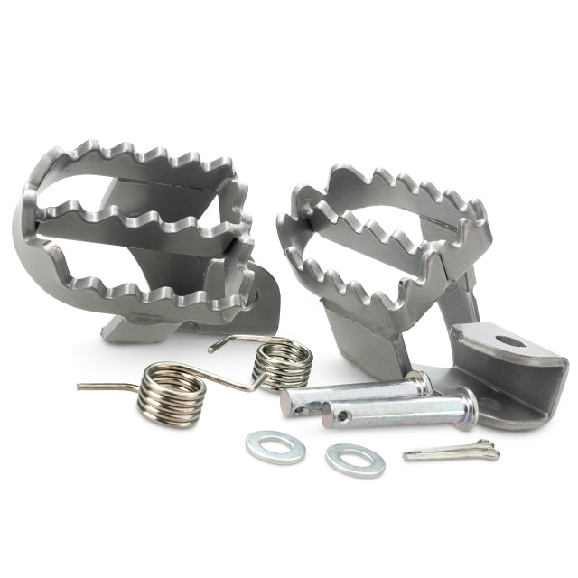 Estriberas acero cortas elevadas Supermotard Pitbike YCF