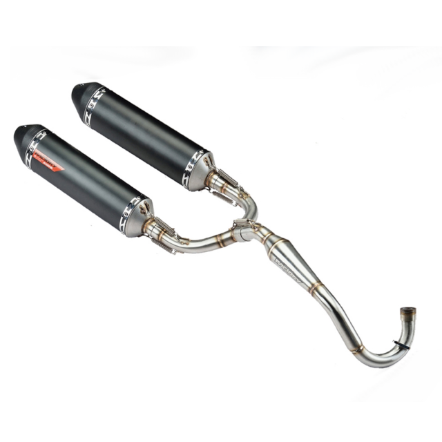 Escape Pitbike YCF Bigy Racing Factory Salida doble