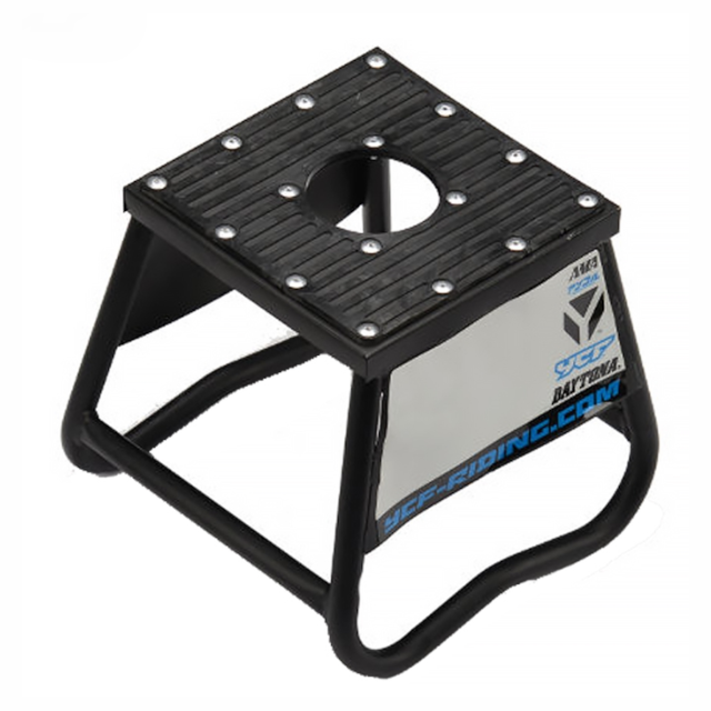 Caballete central competición bajo A.320mm Pitbike YCF - Negro