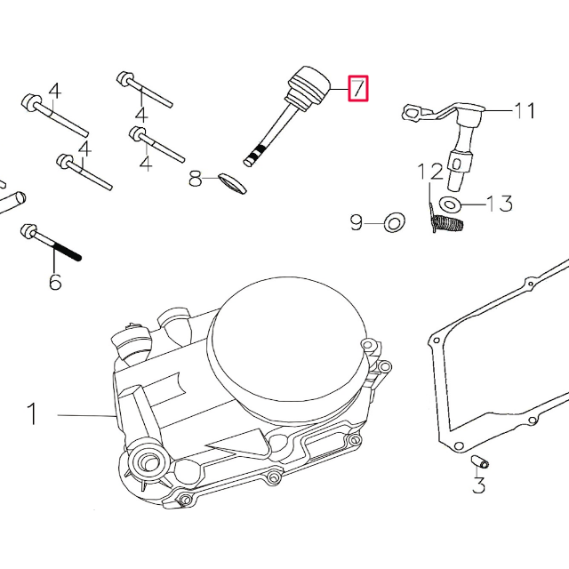 Varilla nivel aceite Pitbike motor 150-3/E 150-5 YX