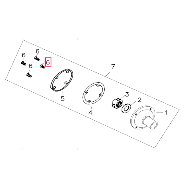 Tornillo volante invercia M5 Pitbike motor 150-3/E 150-5 YX