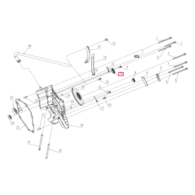 Retén piñón de ataque 17x29x5 Pitbike motor 190 Zongshen