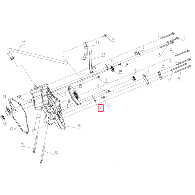 Pletina embrague arranque Pitbike motor 190 Zongshen