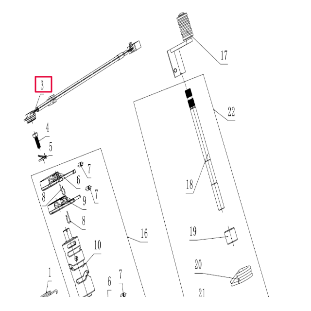 Interruptor punto muerto Pitbike motor 190 Zongshen