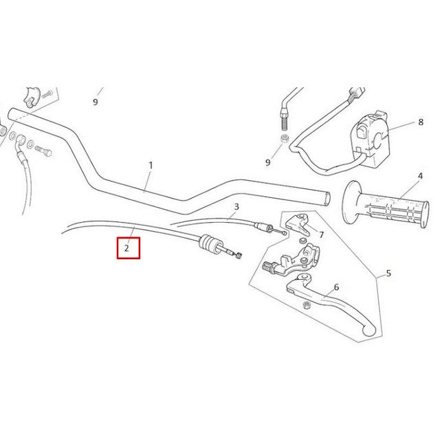 Cable de embrague Rieju 125 Marathon/RS3