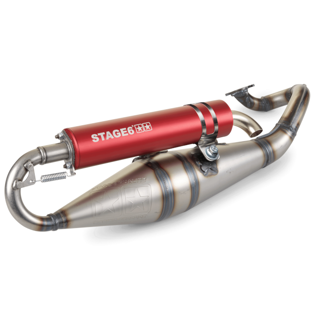 Escape Minarelli Horizontal PRO Replica MK2 Stage6 - Rojo