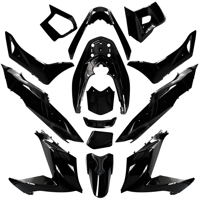 Kit de carenados Honda PCX 2015-2018 14 piezas Negro NHA84 AllPro