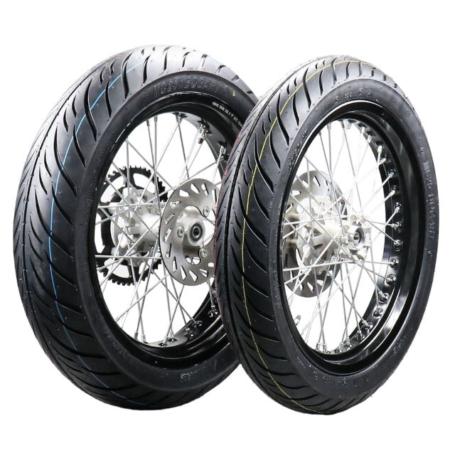 Juego ruedas completas 17" Rieju 50 MRT / 125 Marathon Negro