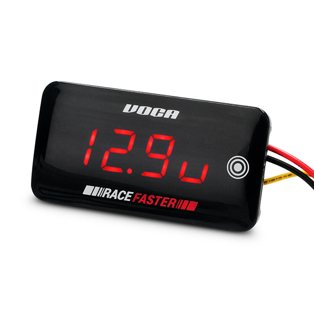 Marcador Temperatura y Voltaje Voca Racing RF Slim-Touch 0-120ºC / 8-18 V - Rojo