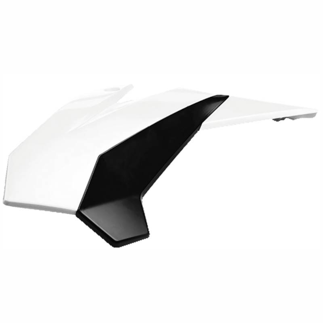 Tapa delantera izquierda Pitbike YCF Start / Pilot / Factory - Blanco