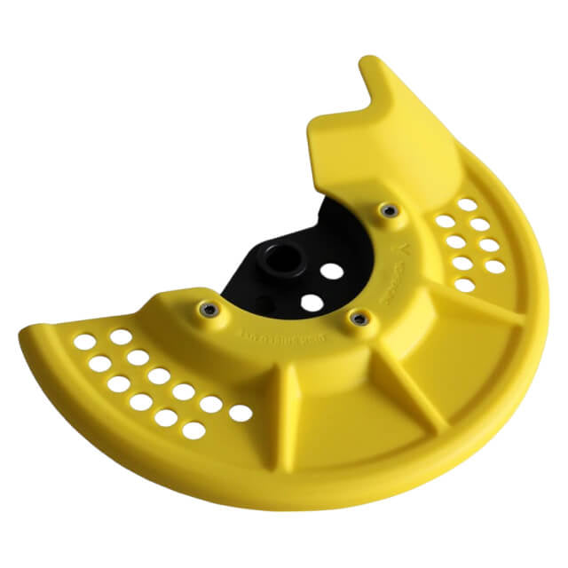 Protector disco freno delantero Pitbike YCF - Amarillo