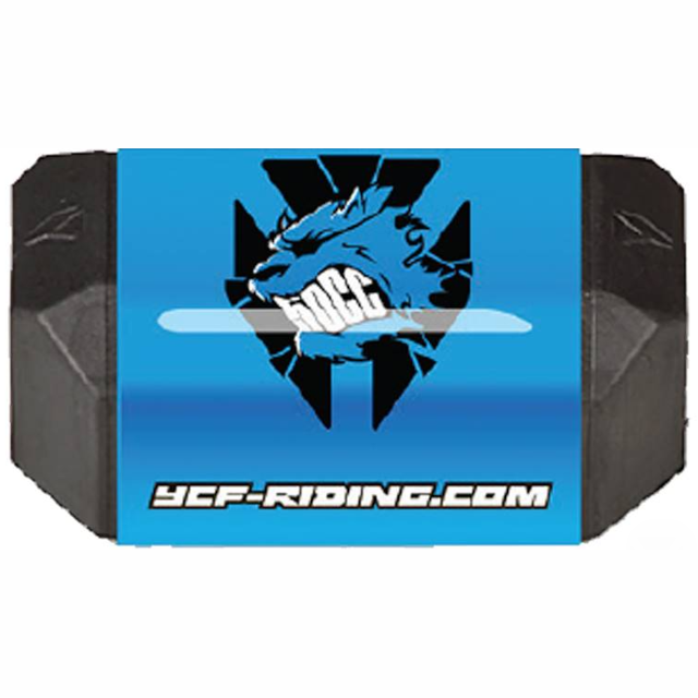 Protector de manillar sin barra Pitbike YCF 50 L=126mm - Azul