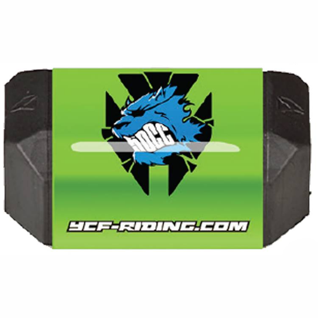 Protector de manillar sin barra Pitbike YCF 50 L=126mm - Verde