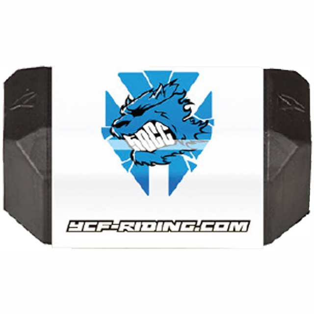 Protector de manillar sin barra Pitbike YCF 50 L=126mm - Blanco