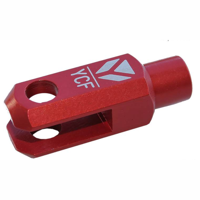 Horquilla pedal de freno aluminio CNC Pitbike YCF - Rojo