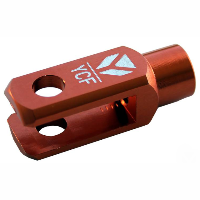Horquilla pedal de freno aluminio CNC Pitbike YCF - Naranja