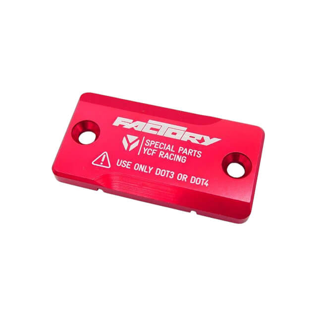 Tapa bomba de freno Pitbike YCF Pilot / Factory / Bigy >2016 - Rojo