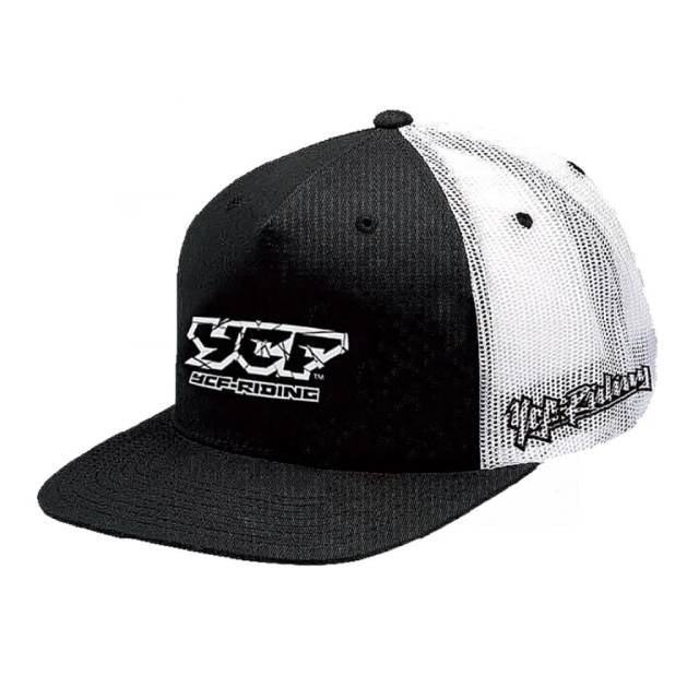 Gorra visera plana YCF - Negro