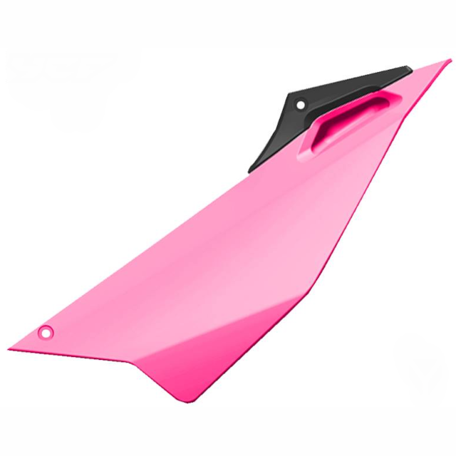 Tapa trasera izquierda Pitbike YCF Pilot / Factory - Rosa