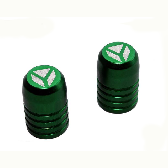 Tapones de válvula 2u. Pitbike YCF - Verde