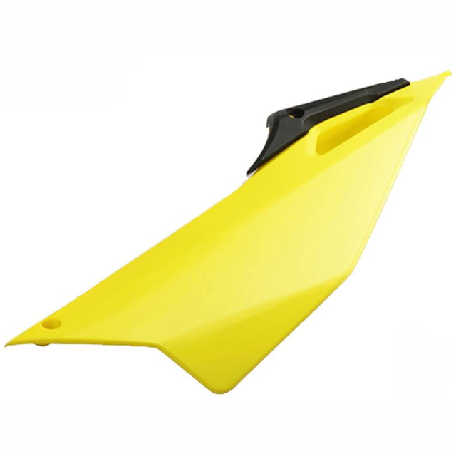 Tapa trasera izquierda Pitbike YCF Pilot / Factory - Amarillo