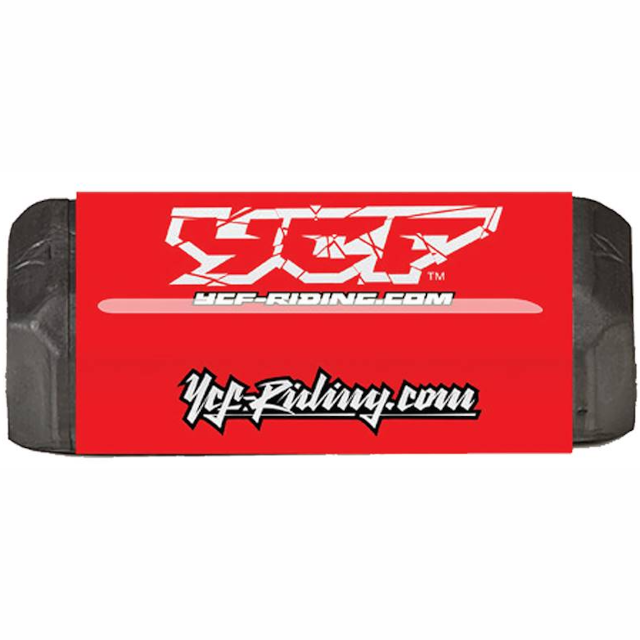 Protector de manillar sin barra Pitbike YCF L=190mm - Rojo