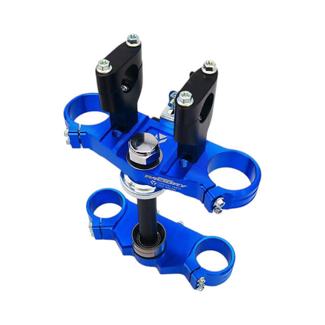 Tija completa de aluminio CNC 48/48 170mm Pitbike YCF Factory SP3 - Azul