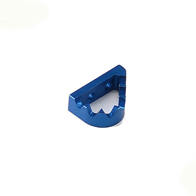 Puntera pedal de freno aluminio Pitbike YCF - Azul