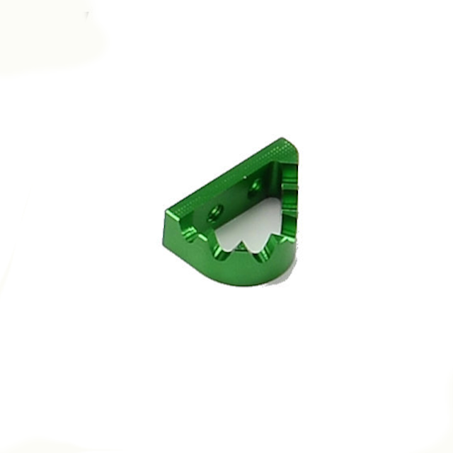 Puntera pedal de freno aluminio Pitbike YCF - Verde