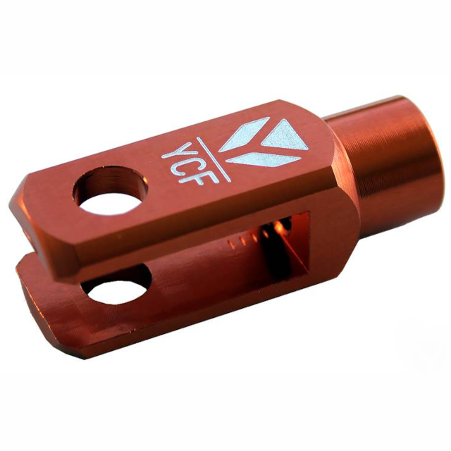 Horquilla pedal de freno aluminio CNC Pitbike YCF Factory - Naranja