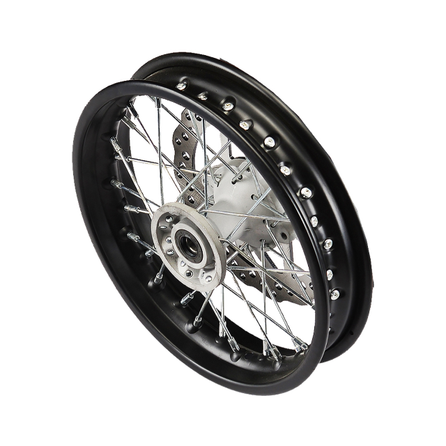 Llanta delantera acero completa 1.85x12" Pitbike YCF SM