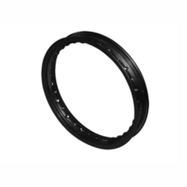 Aro de llanta delantera acero 1.4x12" Pitbike YCF - Negro