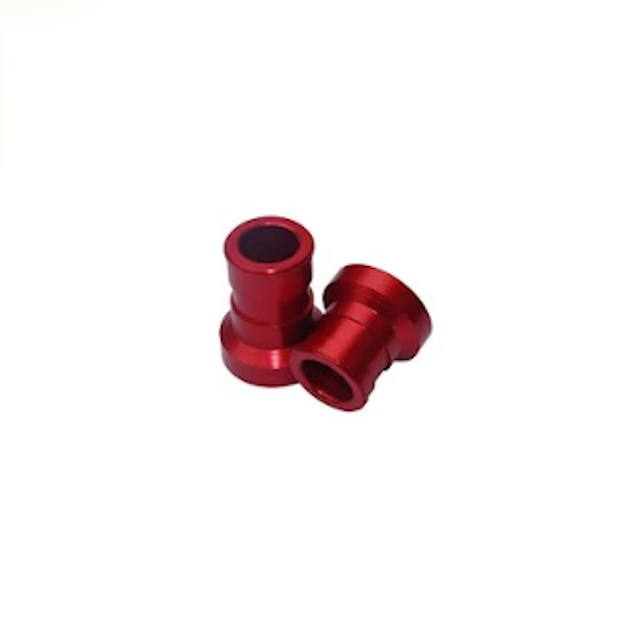 Casquillos CNC rueda trasera Pitbike YCF - Rojo