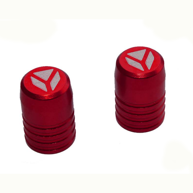 Tapones de válvula 2u. Pitbike YCF - Rojo