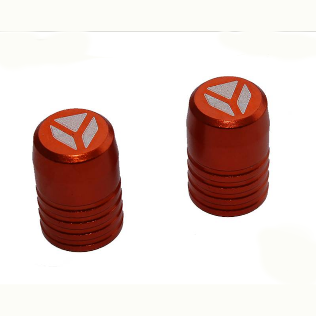 Tapones de válvula 2u. Pitbike YCF - Naranja