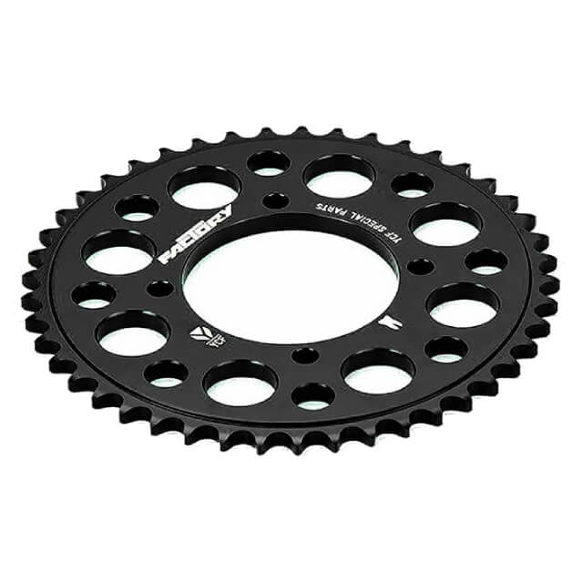 Corona Pitbike Z-43 420 4 agujeros Aluminio Negro YCF