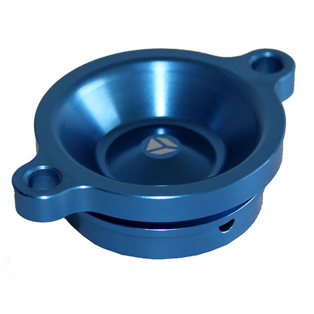 Tapa filtro de aceite motor Daytona y ZS 190 CNC Azul YCF Factory