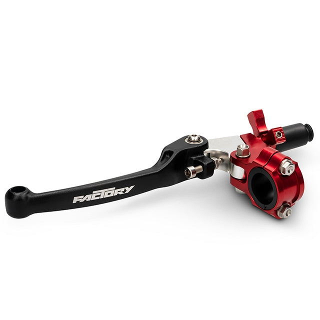 Maneta de embrague completa CNC Pitbike YCF - Rojo