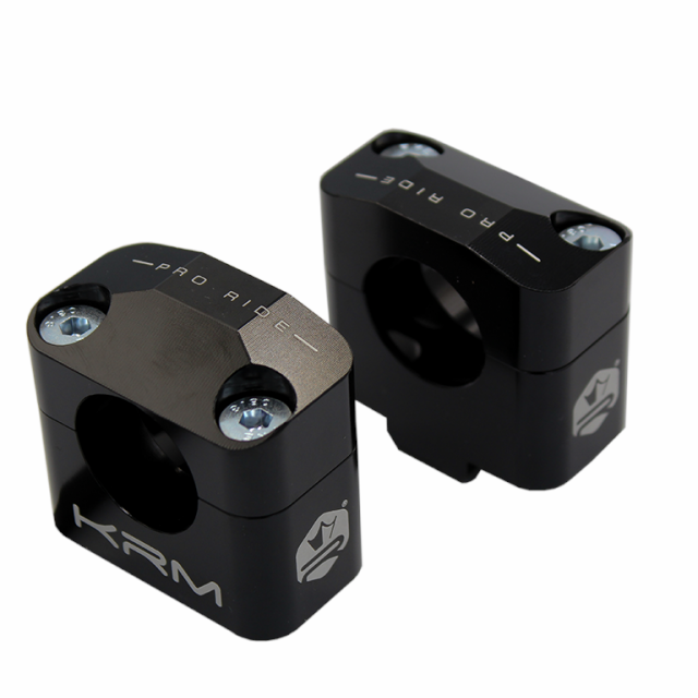 Torretas de manillar 28mm KRM - Negro