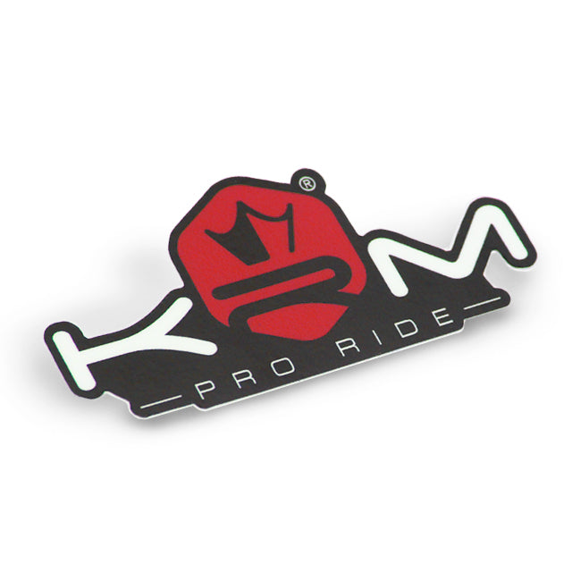Pegatina KRM Pro Ride 8x4cm - Rojo