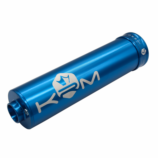 Silenciador 90-110cc aluminio 2019 KRM - Azul