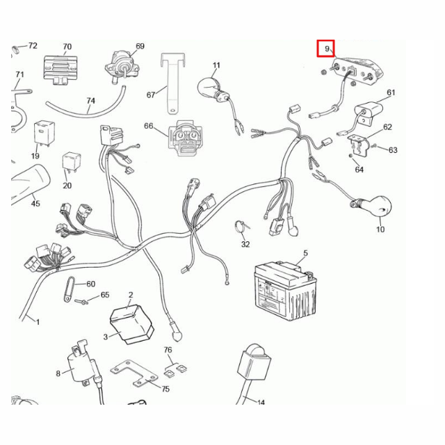 Piloto trasero Rieju 50-125 RS2