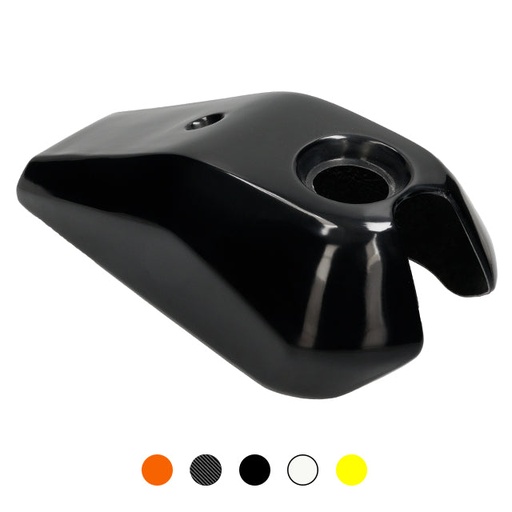 [YC110-0719-02CA] Tapa cubierta deposito de gasolina Pitbike YCF Flat Track Carbono