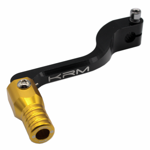 [KR328F] Pedal de cambio plegable Derbi KRM - Negro/Oro