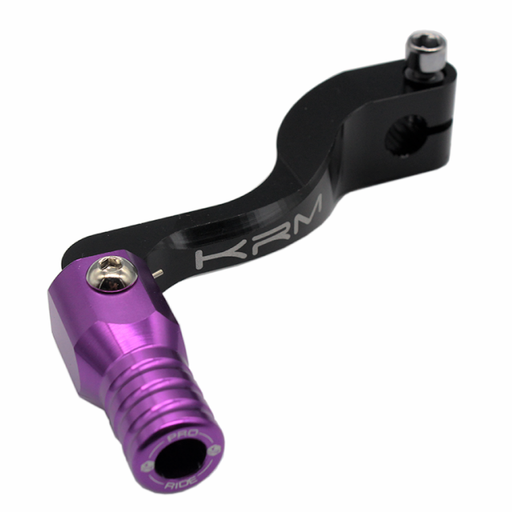 [KR580F] Pedal de cambio plegable AM6 KRM - Negro/Violeta