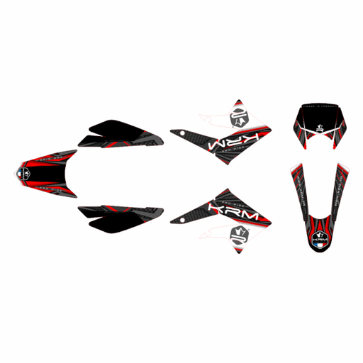 [KR548F] Kit pegatinas KRM Derbi X-Treme / Gilera SM 11-17 - Rojo
