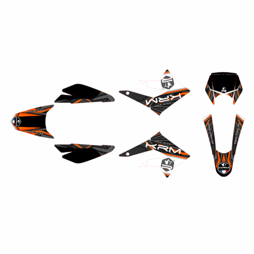 [KR554F] Kit pegatinas KRM Derbi X-Treme / Gilera SM 11-17 - Naranja