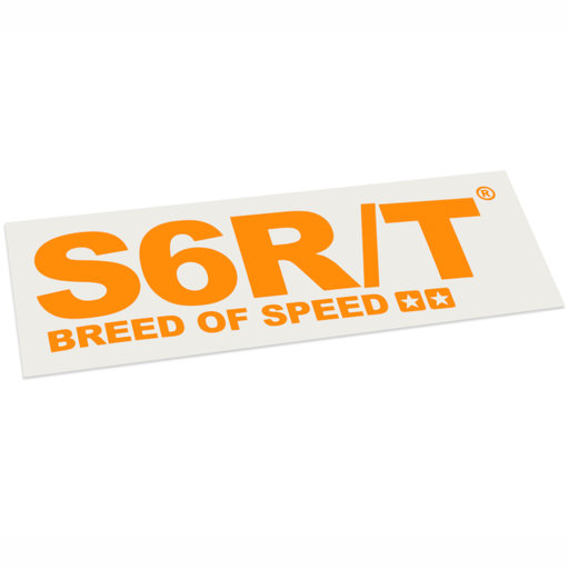 [S6-0531/OR] Pegatina Stage6 R/T 140x48mm naranja